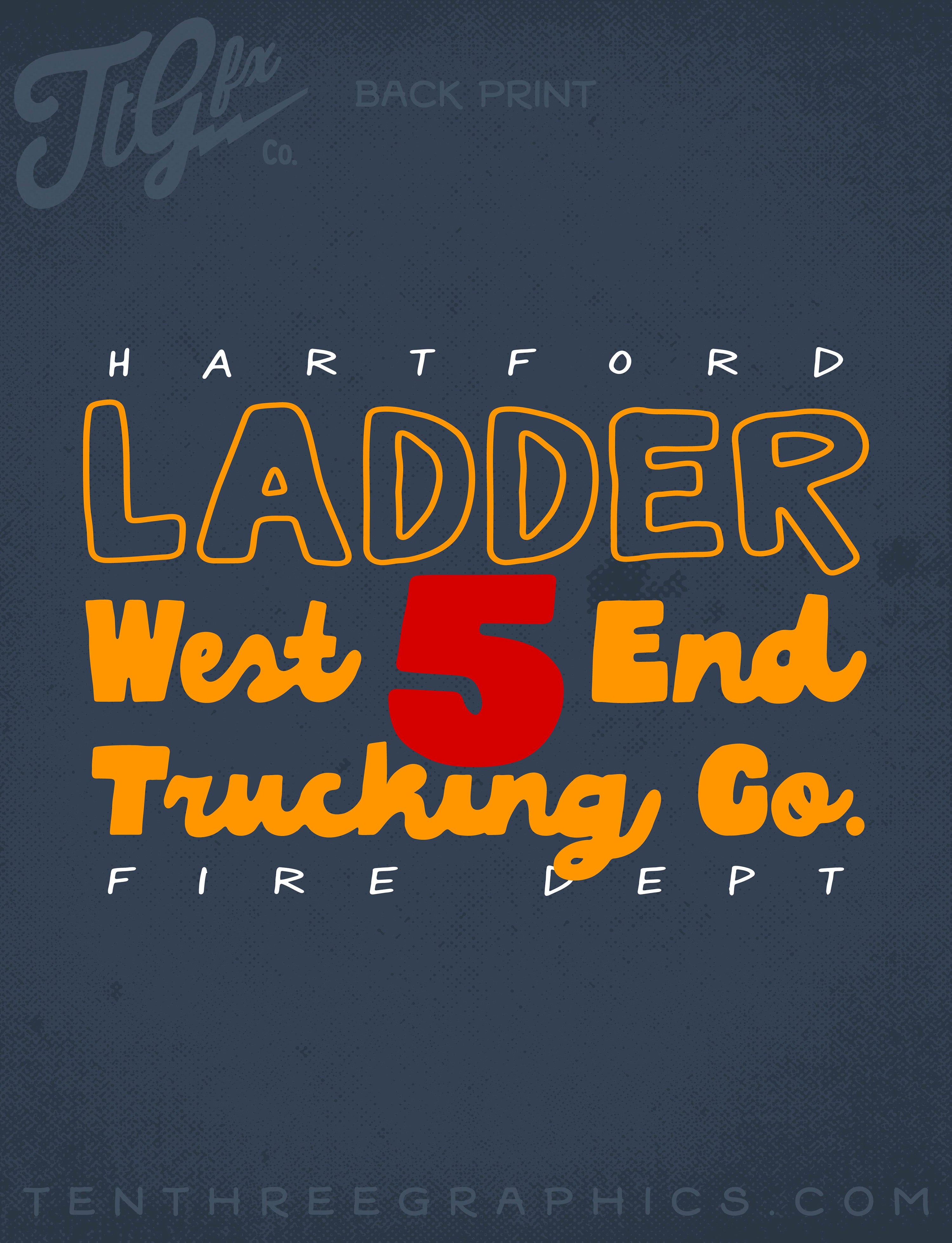 Hartford Fire Truck Co. 5 Club Tee