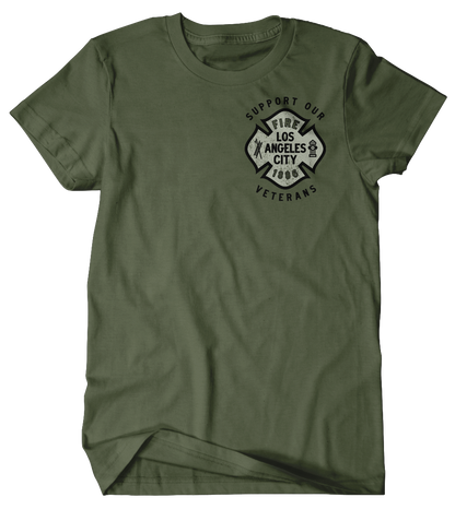 LA City Fire Support Our Vets Tee