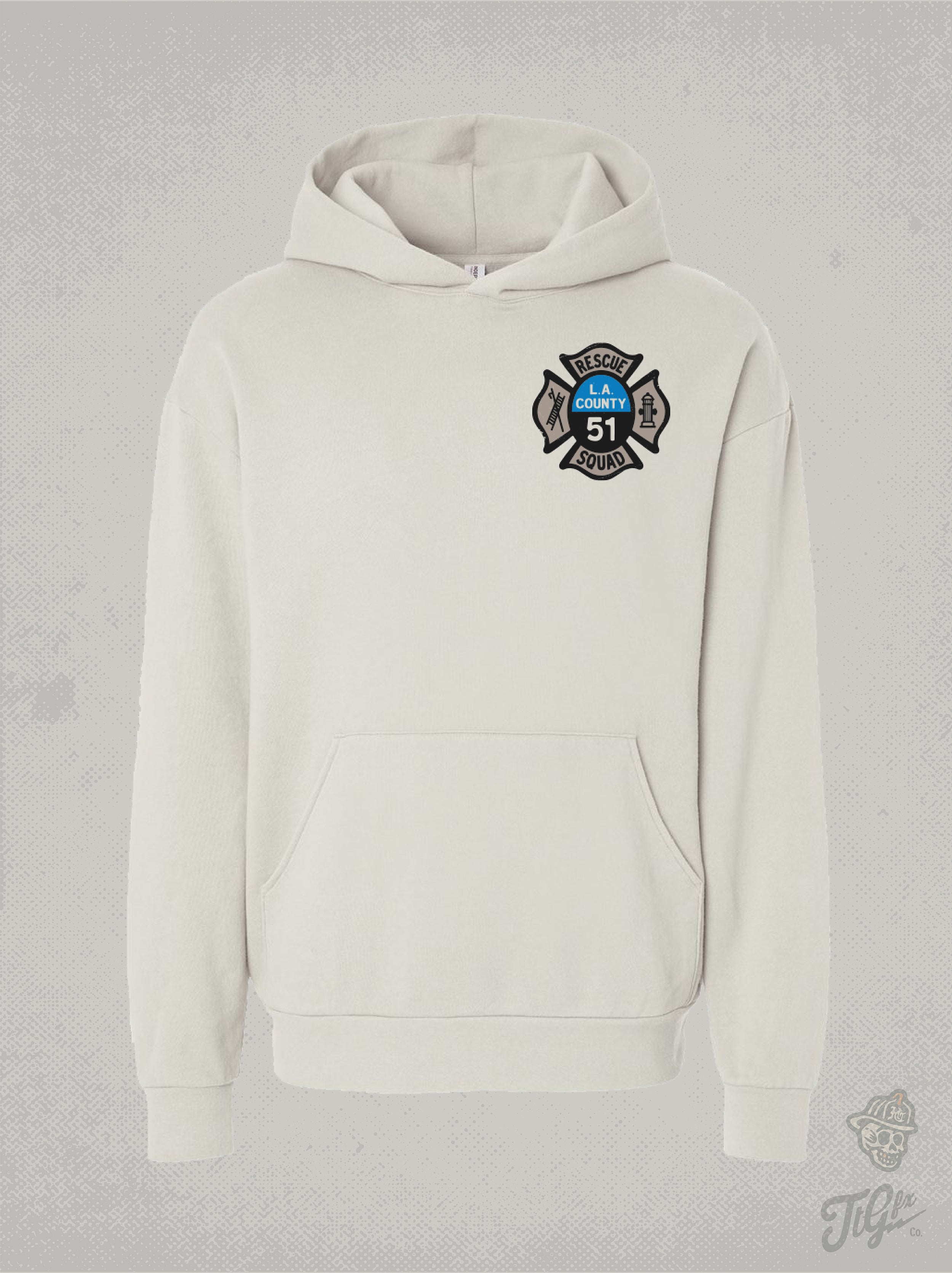 LA Co. Squad Goes KMG365 Ivory Hoodie