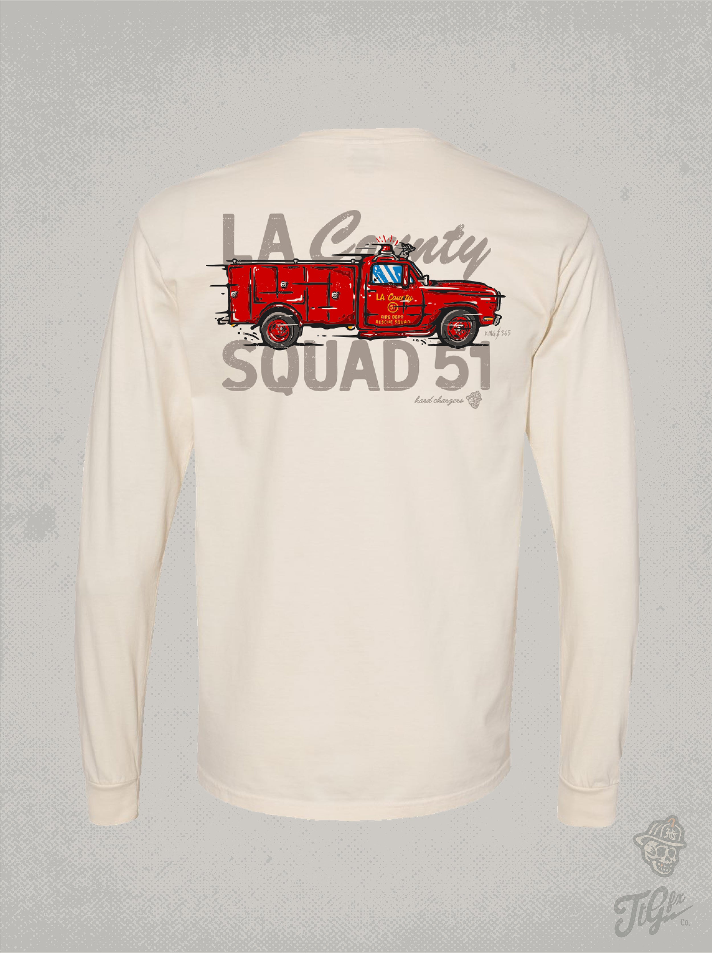 LA Co. Squad Goes KMG365 Ivory Long Sleeve