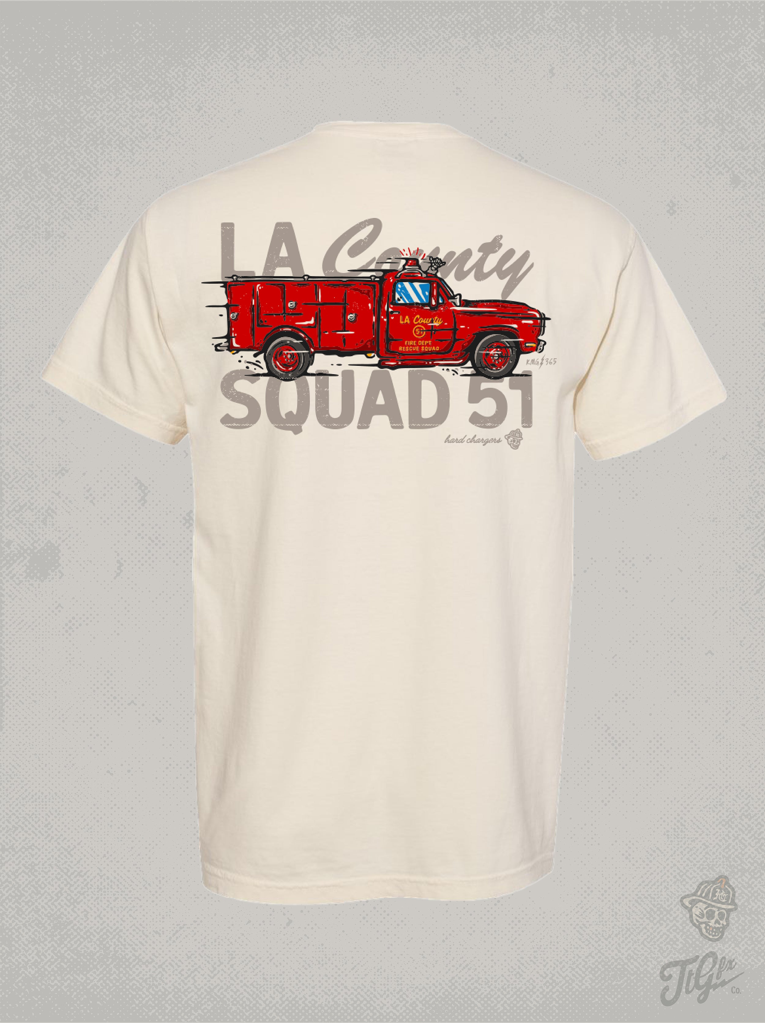 LA Co. Squad Goes KMG365 Ivory Tee