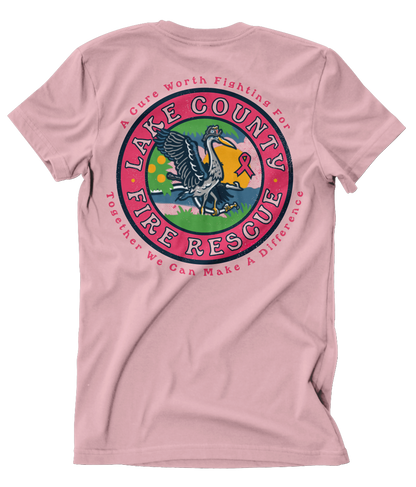 Lake County Firefighters 2023 Pink Tee