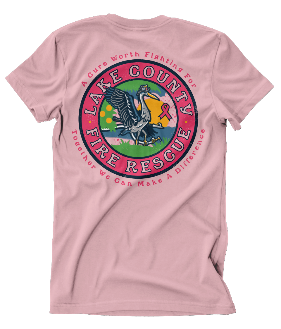 Lake County Firefighters 2023 Pink Tee