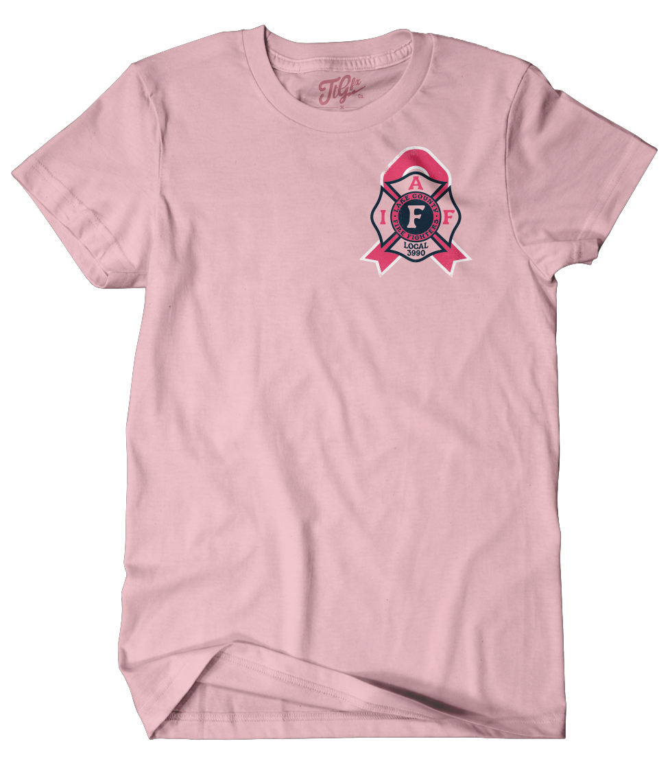 Lake County Firefighters 2023 Pink Tee