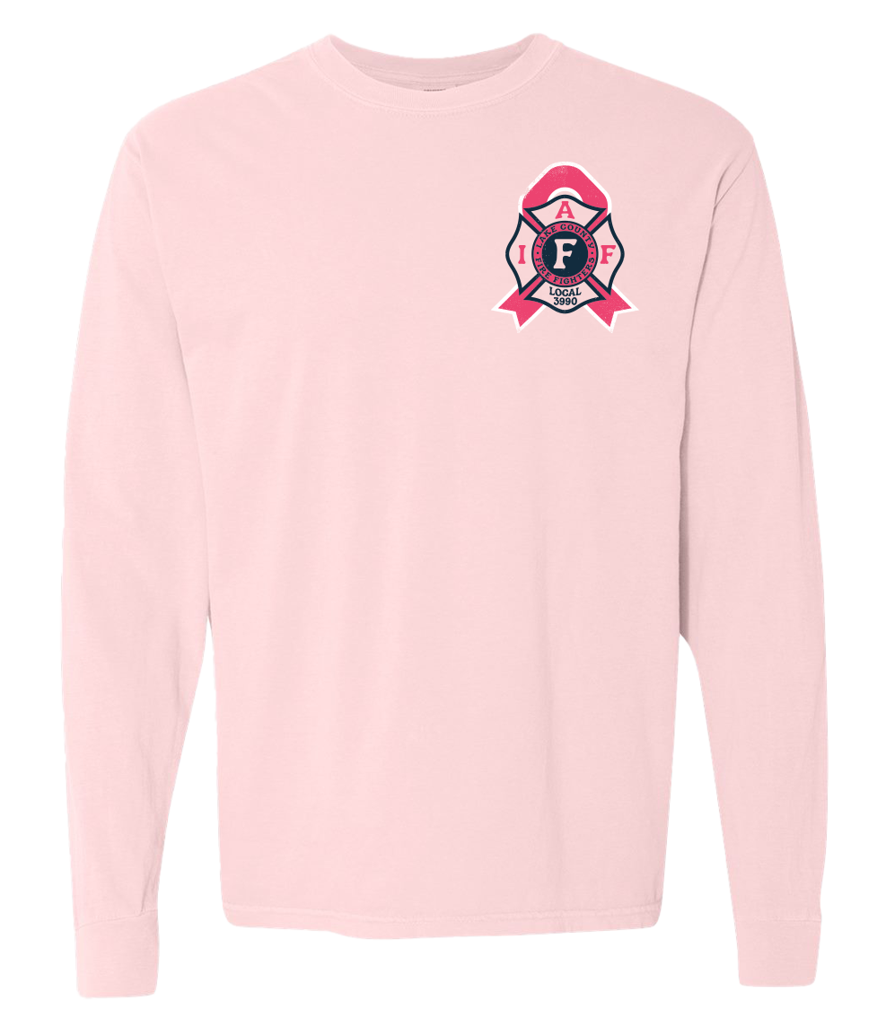 Lake County Firefighters 2023 Pink Long Sleeve - Main Image