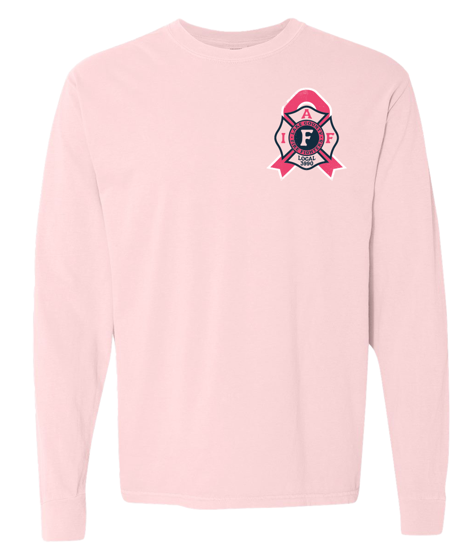 Lake County Firefighters 2023 Pink Long Sleeve