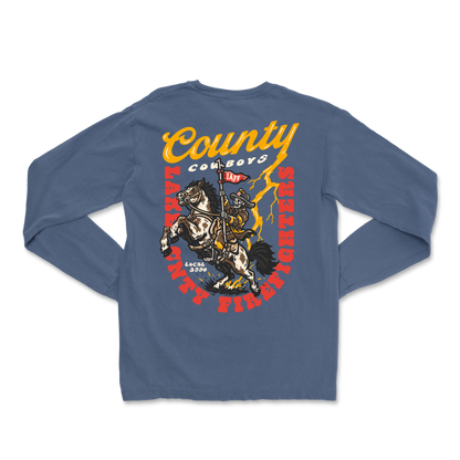 LCFF L3990 County Cowboys Blue Long Sleeve