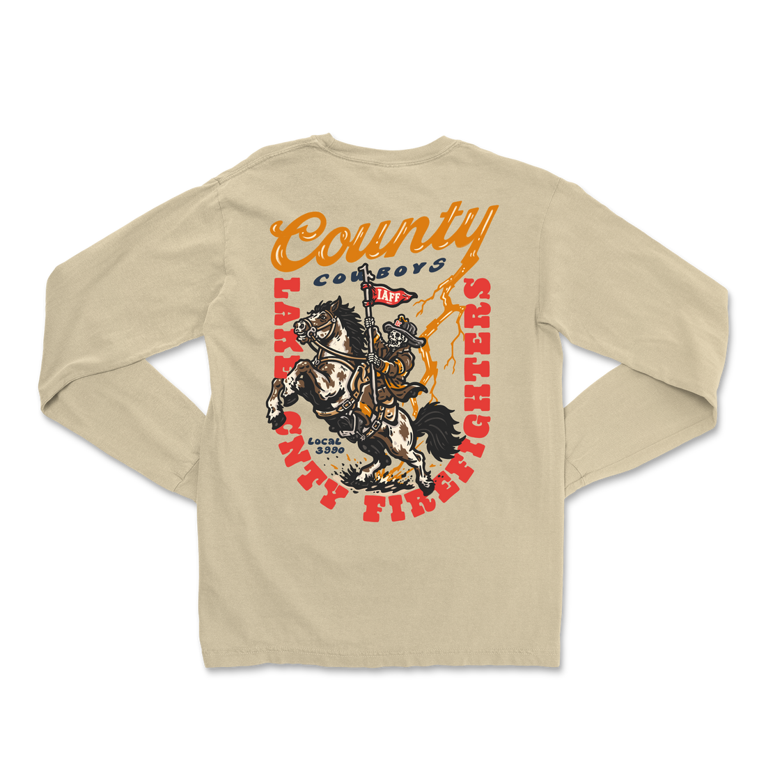 LCFF L3990 County Cowboys Tan Long Sleeve