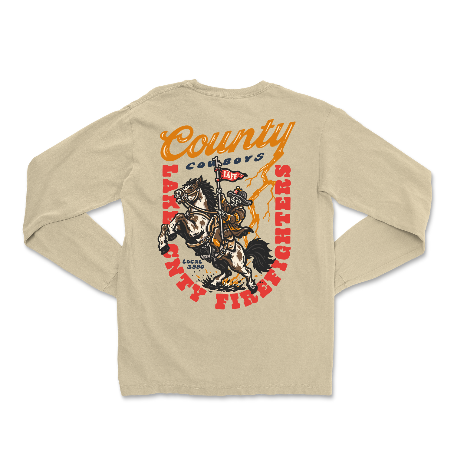 LCFF L3990 County Cowboys Tan Long Sleeve