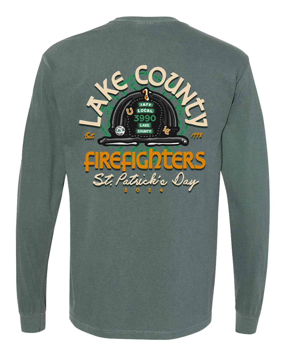 Lake County Firefighters St. Paddy's 2024 Long Sleeve