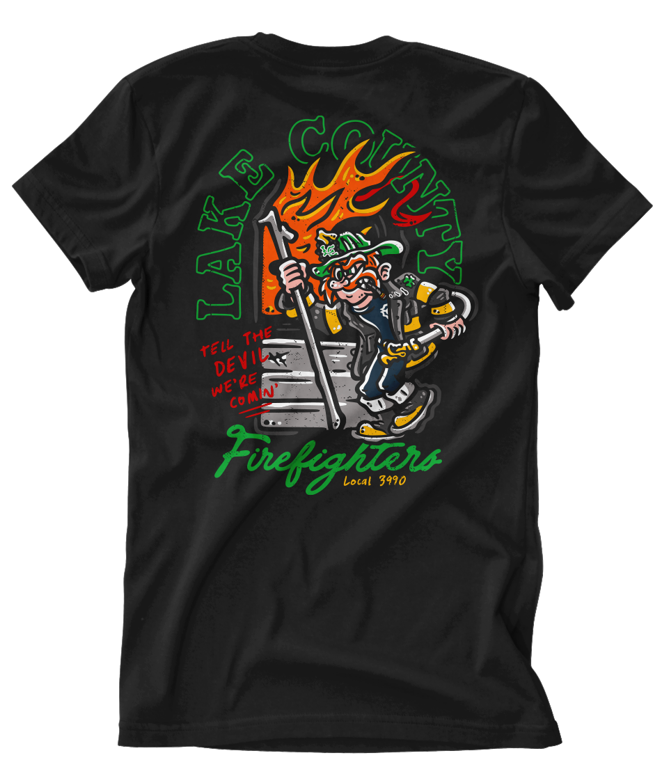 Lake County Firefighters St. Paddy's '25 Tee