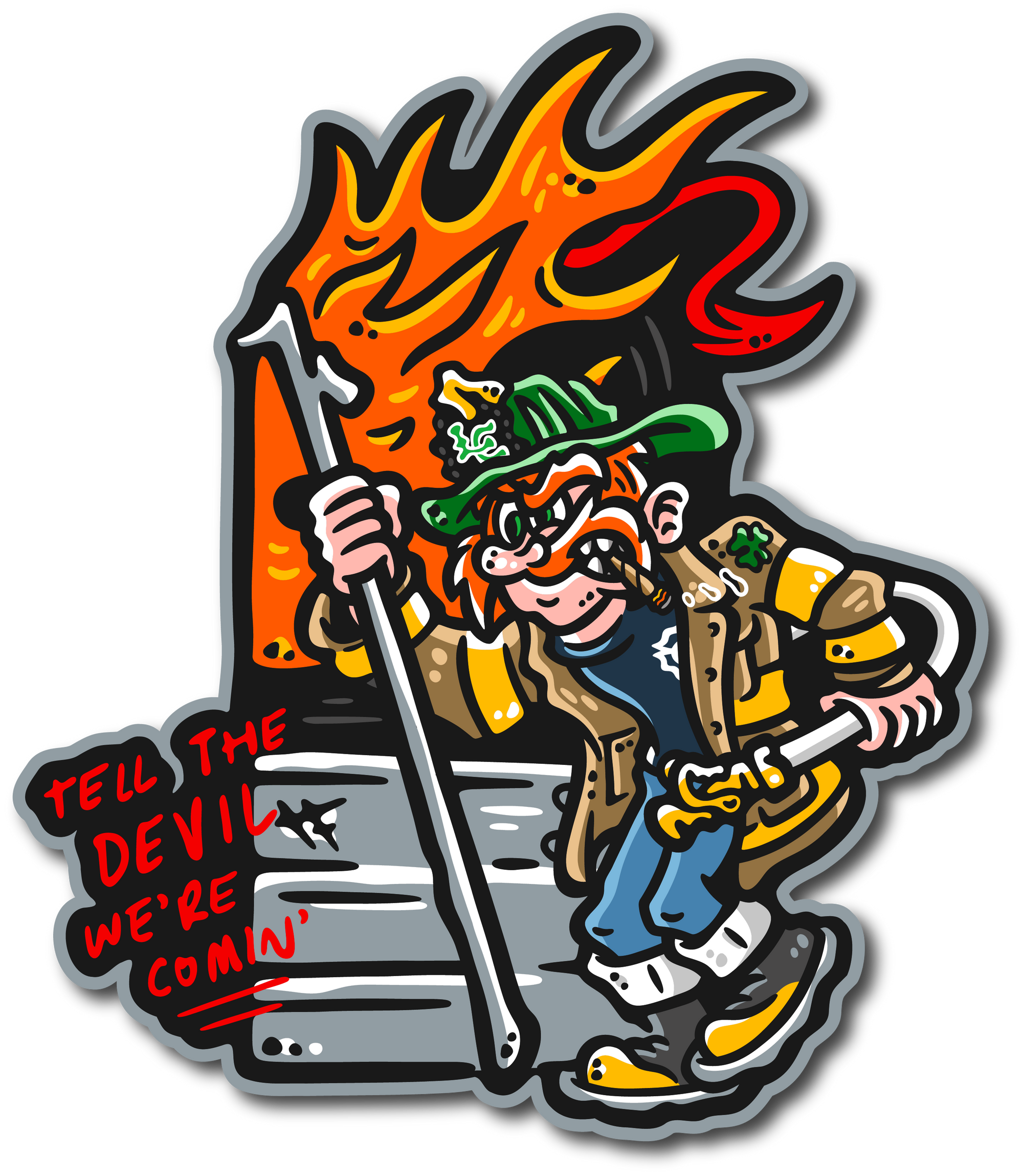 Lake County Firefighters St. Paddy's '25 Decal