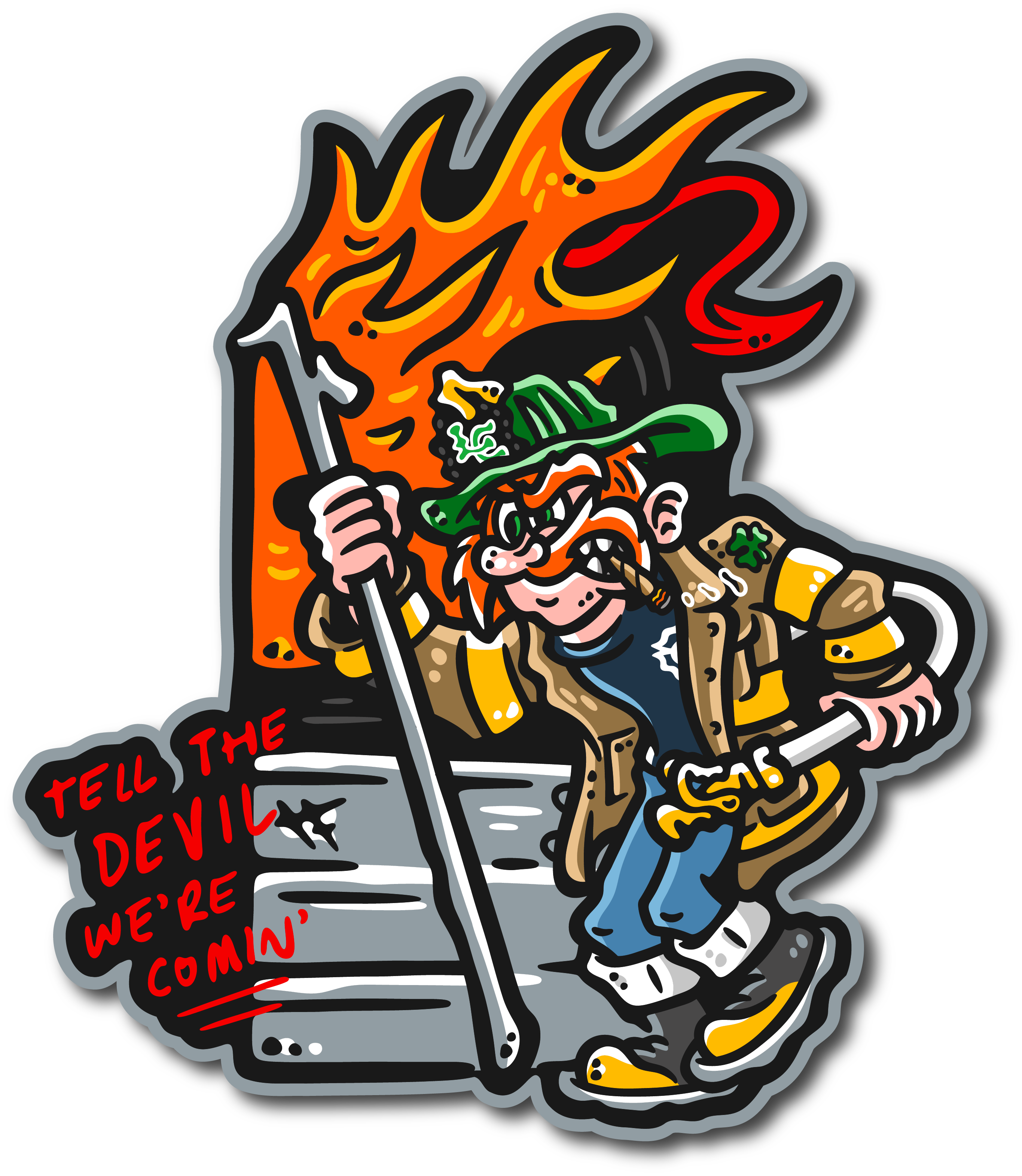 Lake County Firefighters St. Paddy's '25 Decal