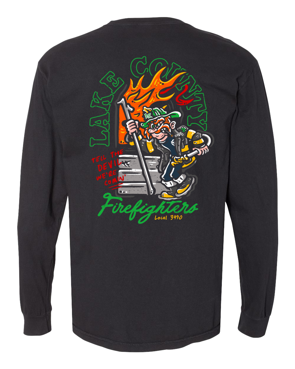 Lake County Firefighters St. Paddy's '25 Long Sleeve