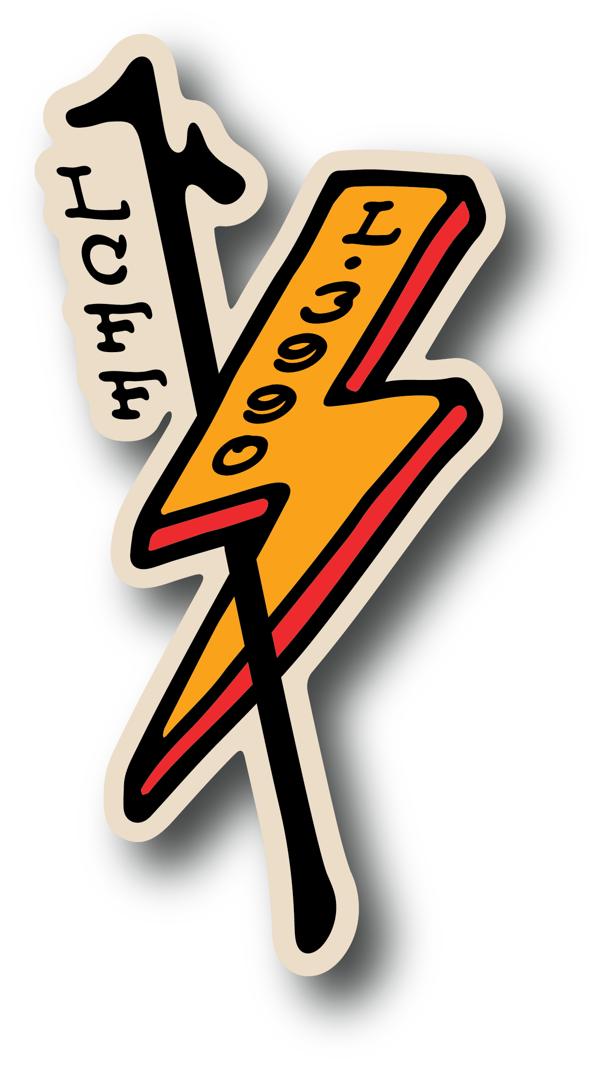 Lake County Firefighters L3990 Bolt Decal