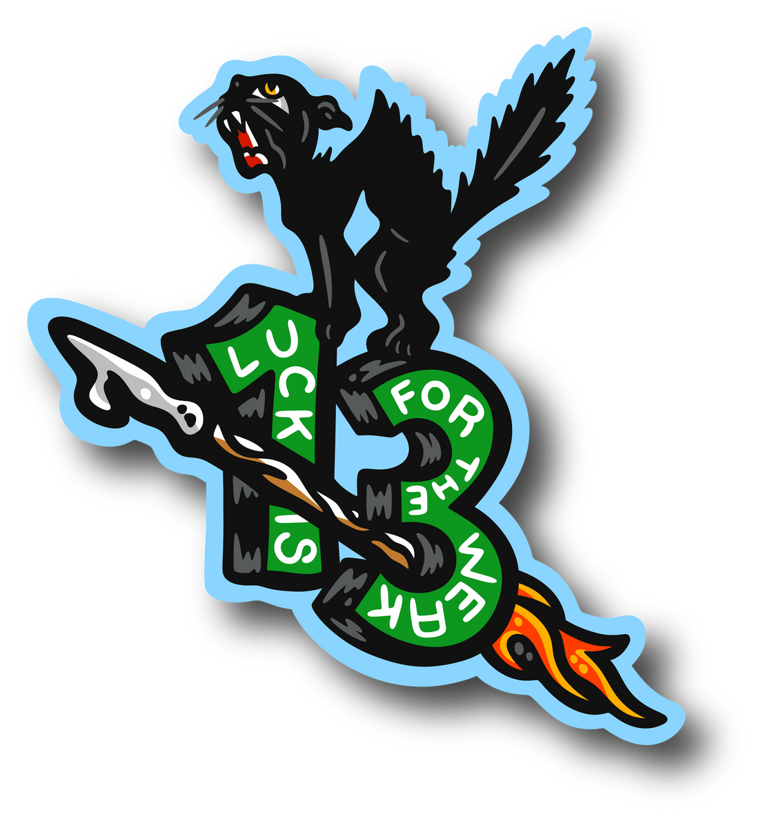 Lucky 13 Decal (Feb. &