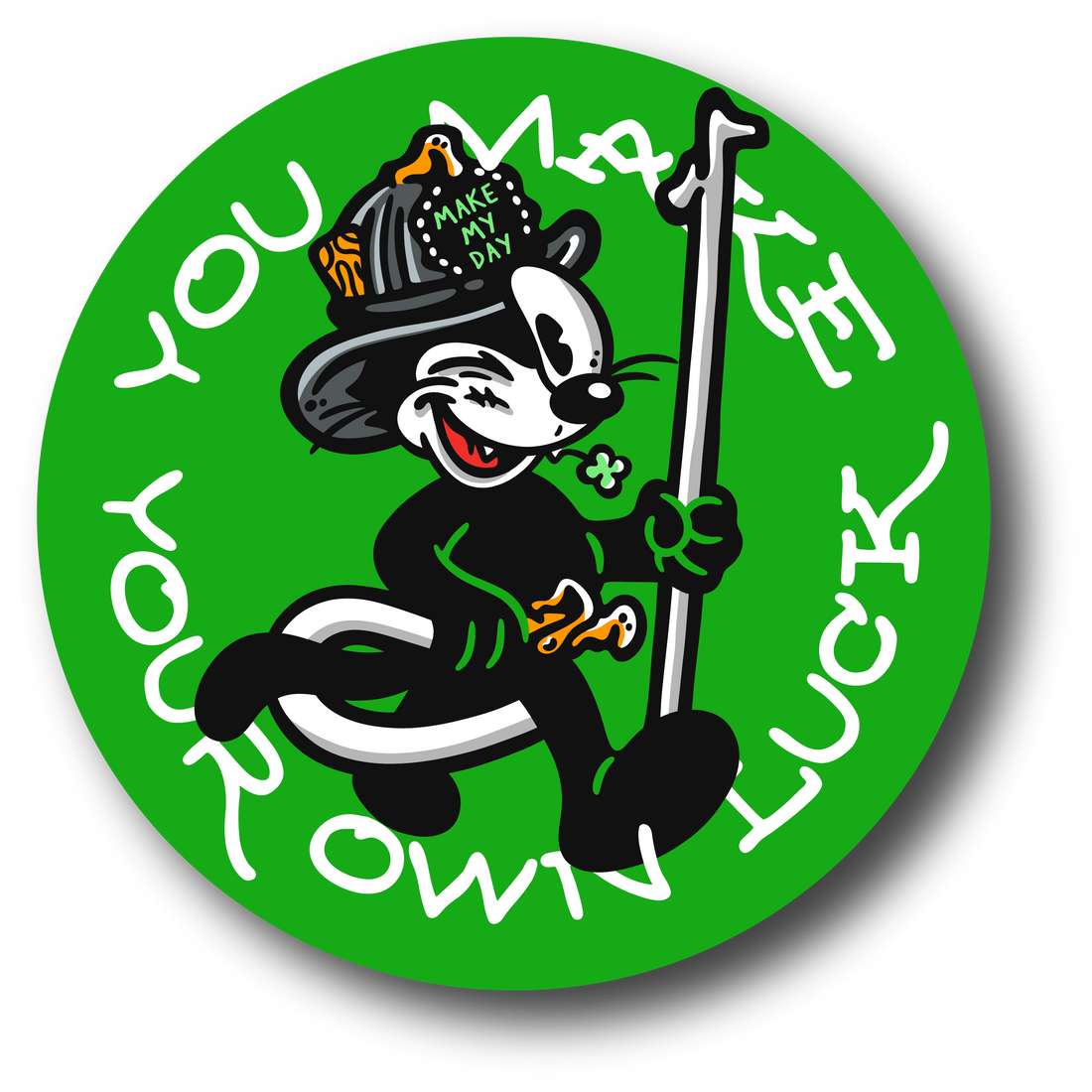 Make Your Own Luck Decal (March &