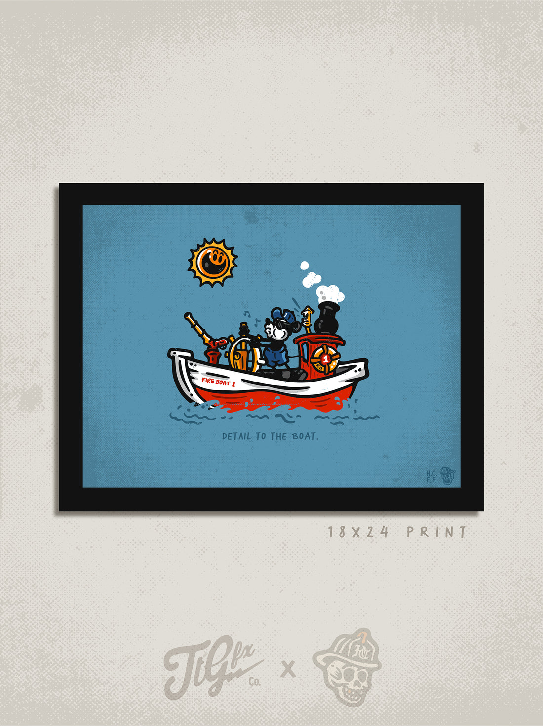 Marine Unit Willie Print