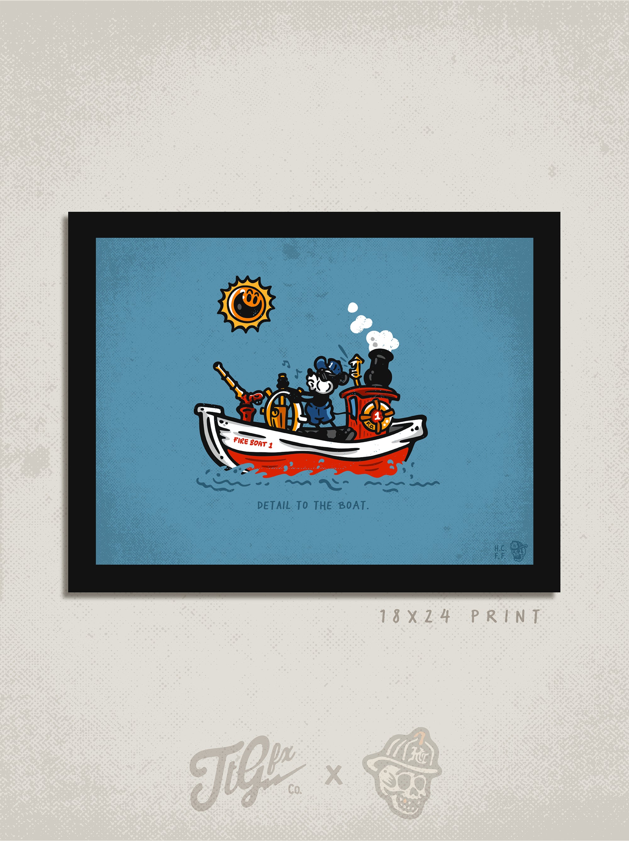 Marine Unit Willie Print