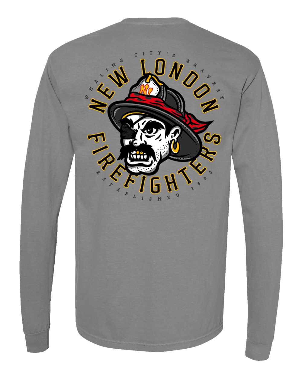 New London Firefighters Pirate Long Sleeve