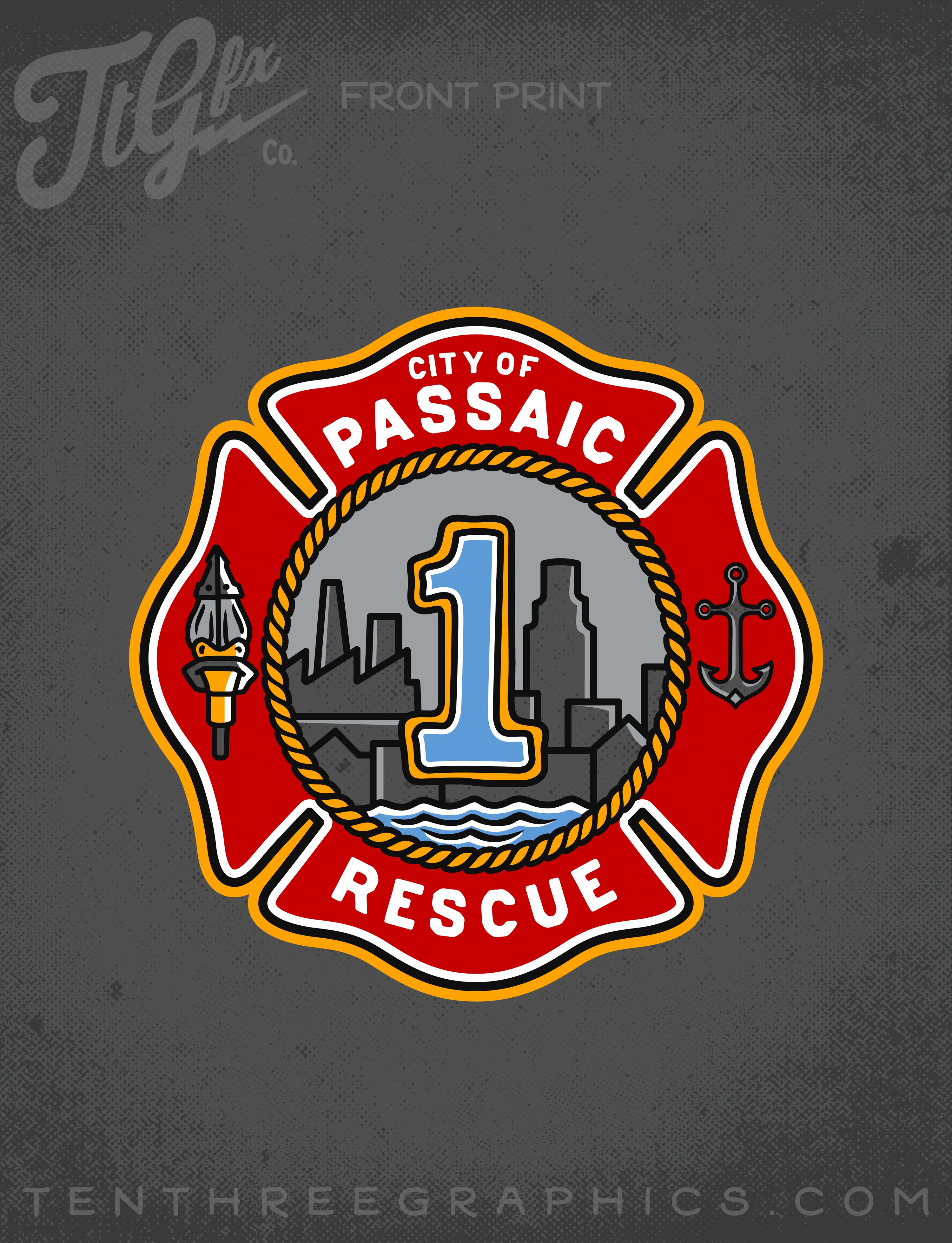 Passaic Rescue 1 '25 Club Tee