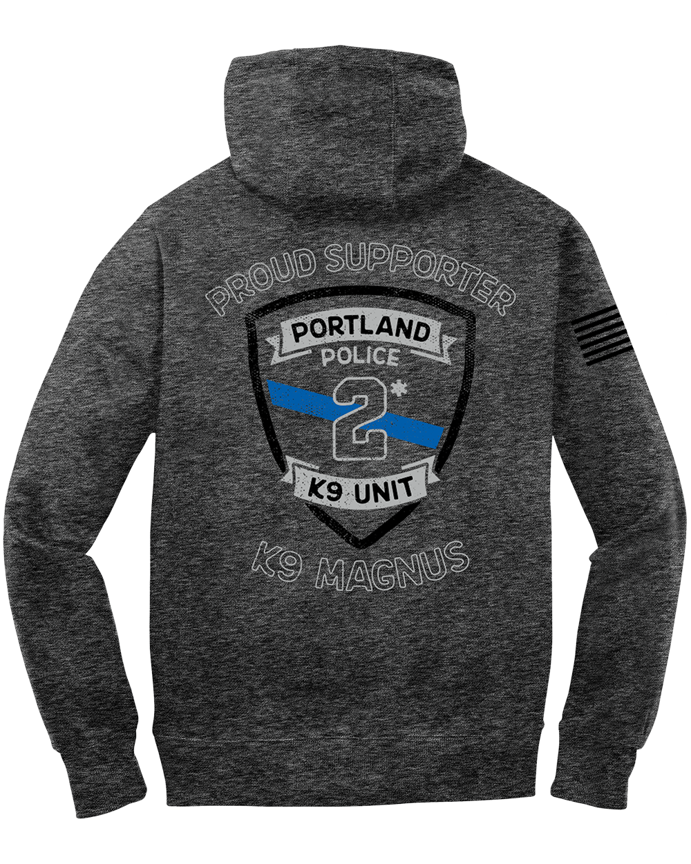 Portland PD K9 Magnus Support Hoodie