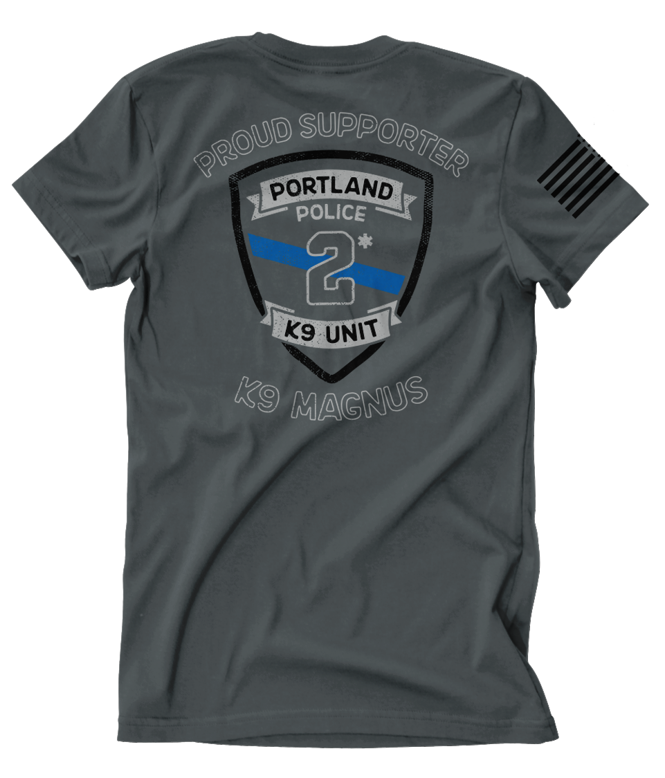 Portland PD K9 Unit Magnus Support Tee