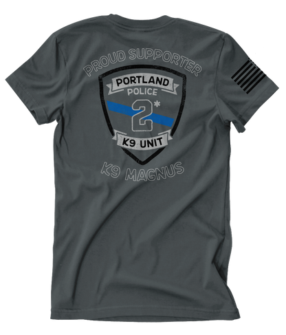 Portland PD K9 Unit Magnus Support Tee