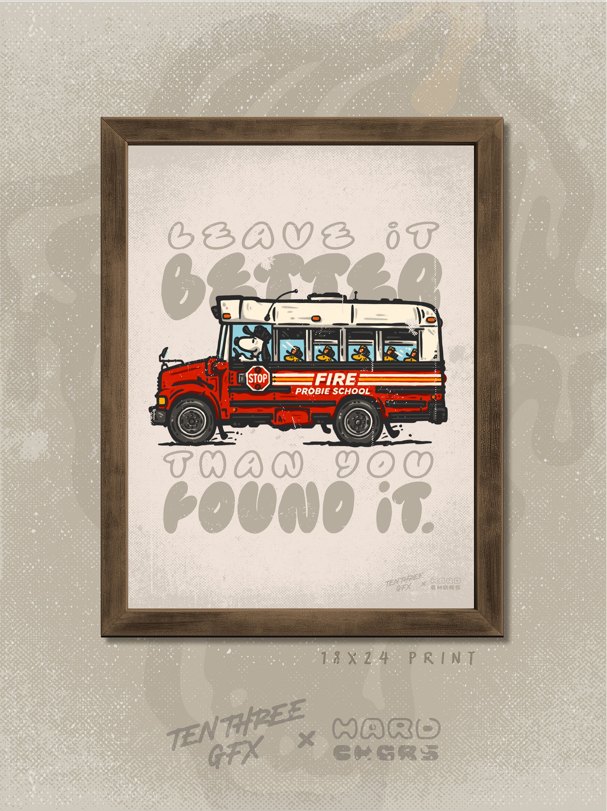 Probie School Print
