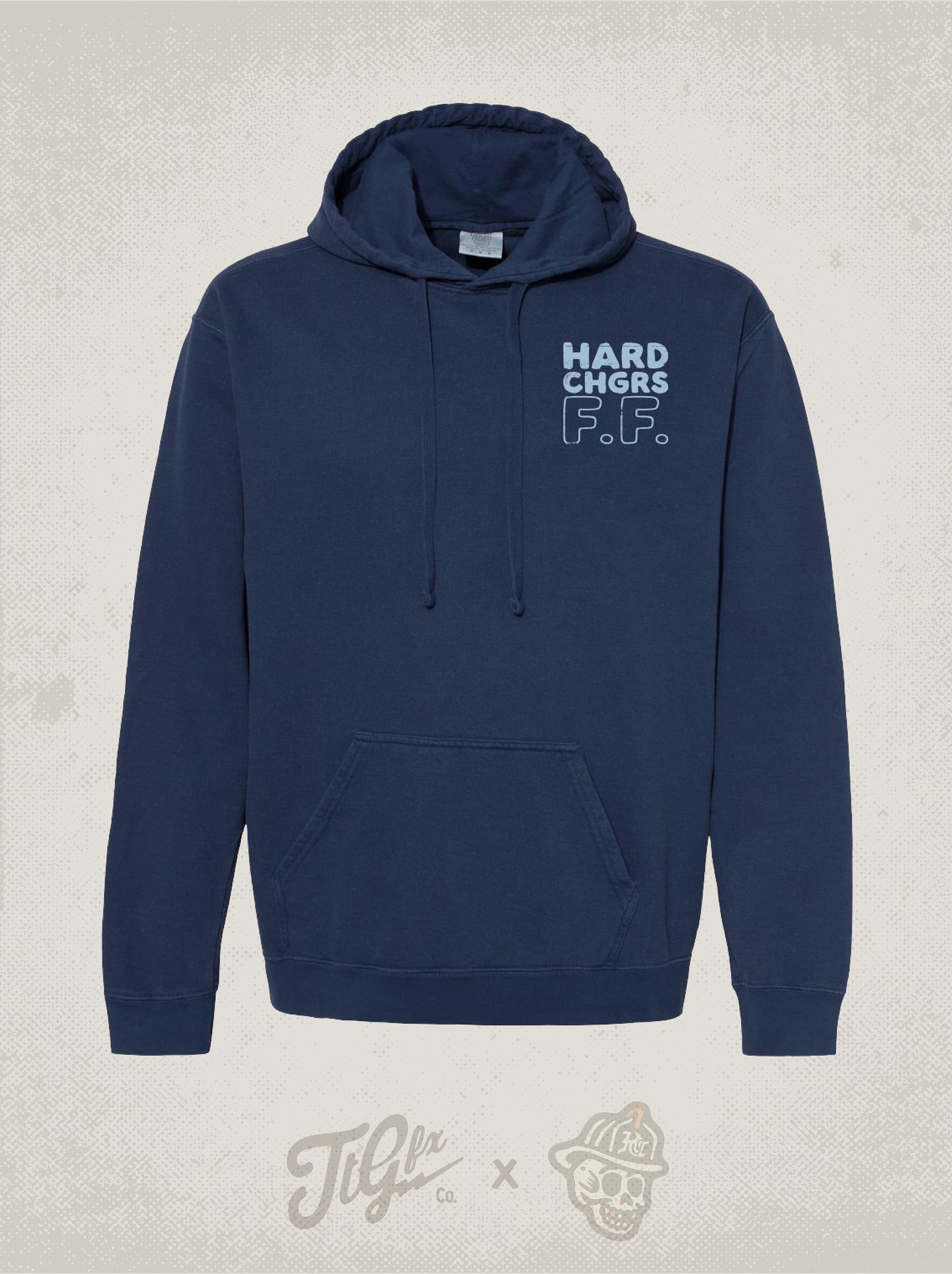 Quilted SZN Navy Hoodie