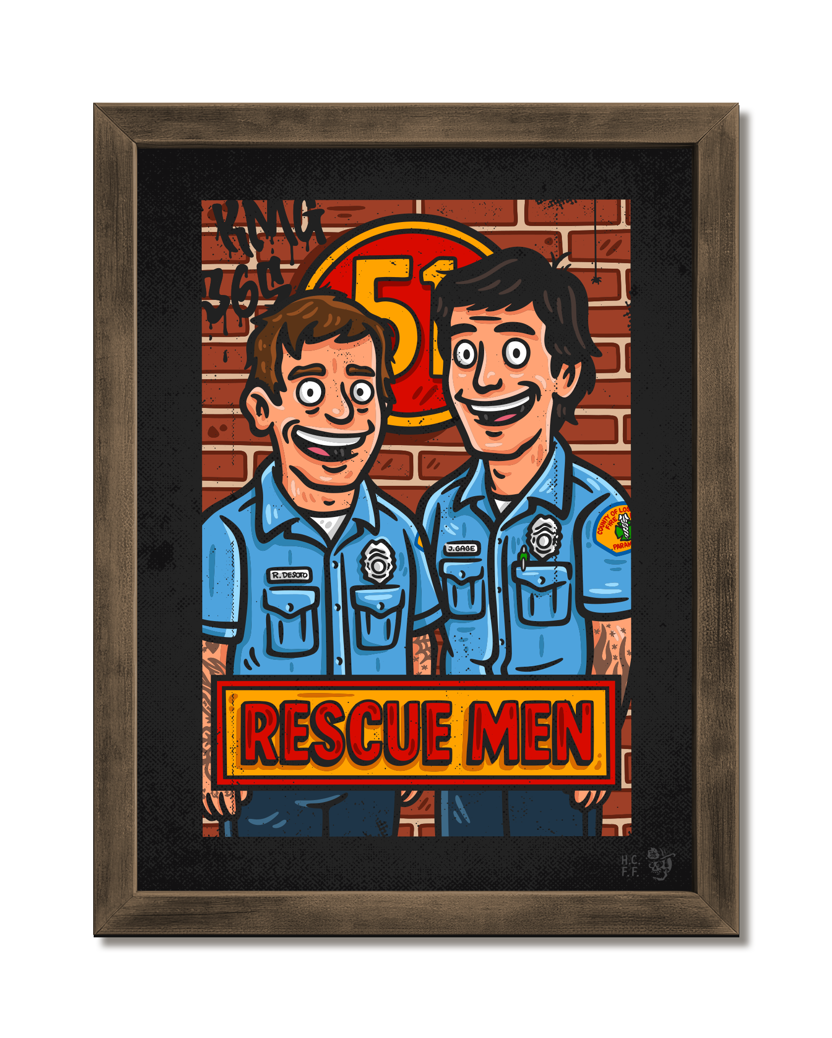 Rescue Men Print
