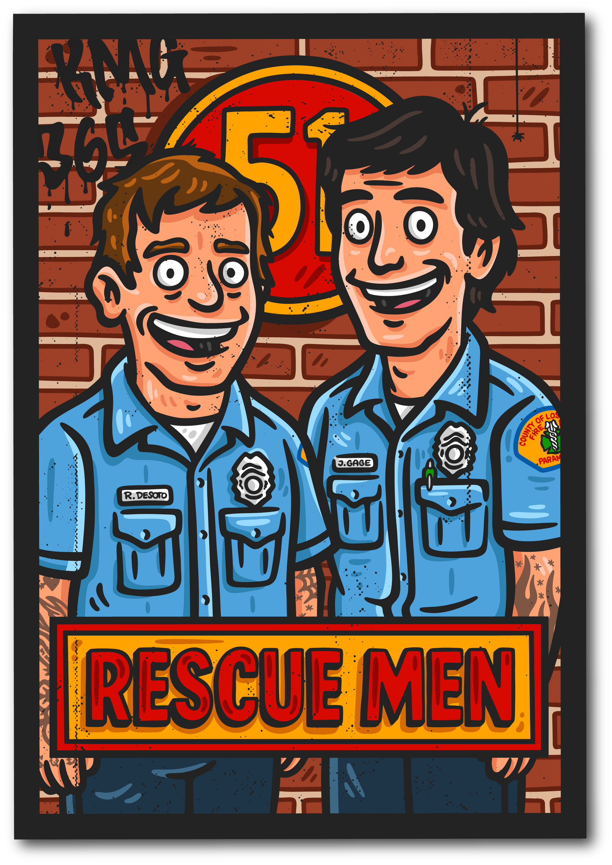 Rescue Men Decal