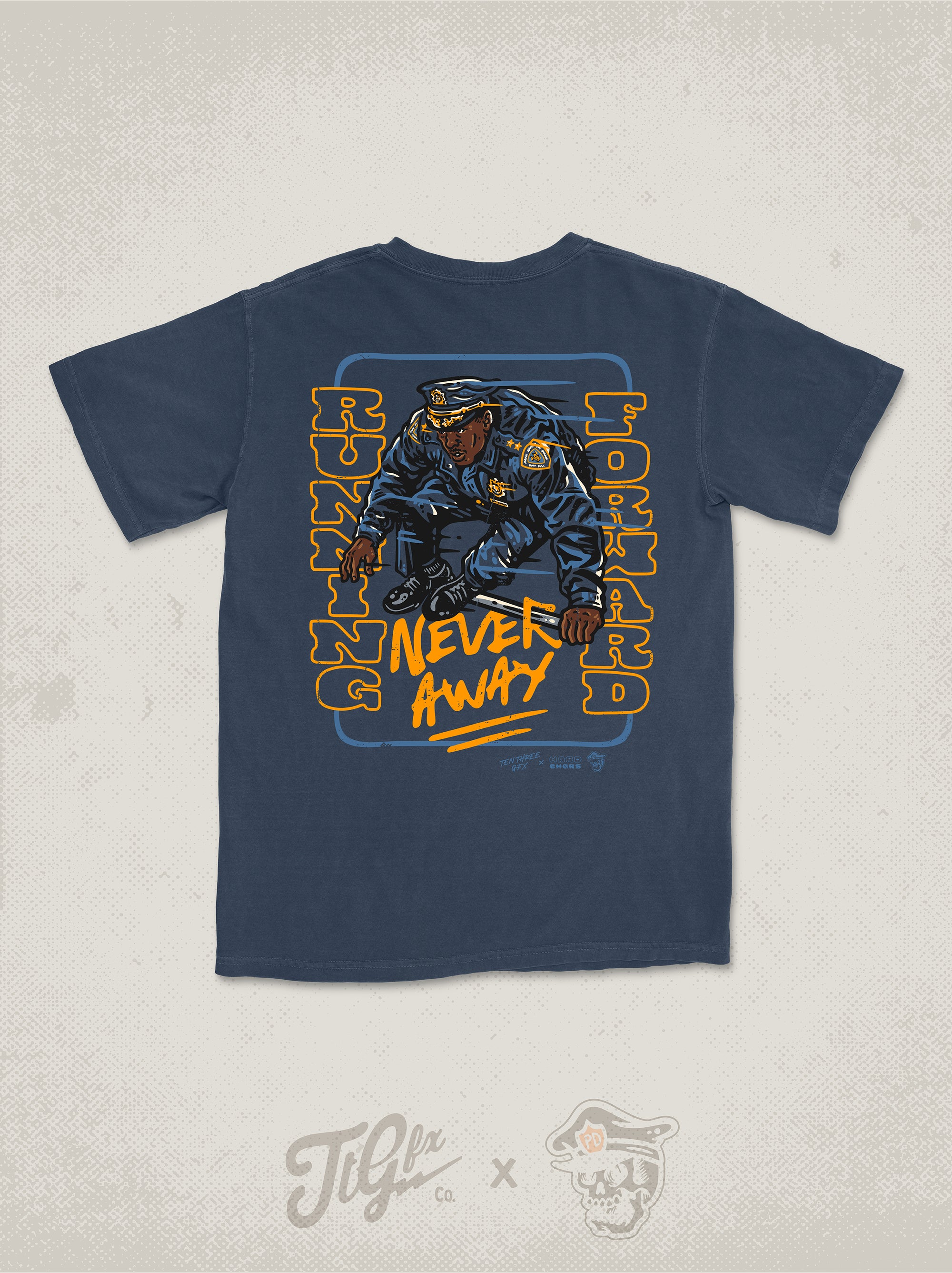 Running Forward Never Away Tee