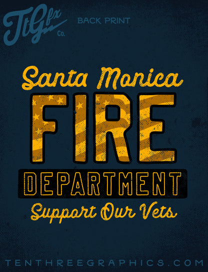 Santa Monica FD Vets Tee