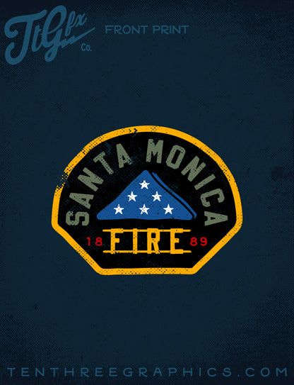 Santa Monica FD Vets Tee