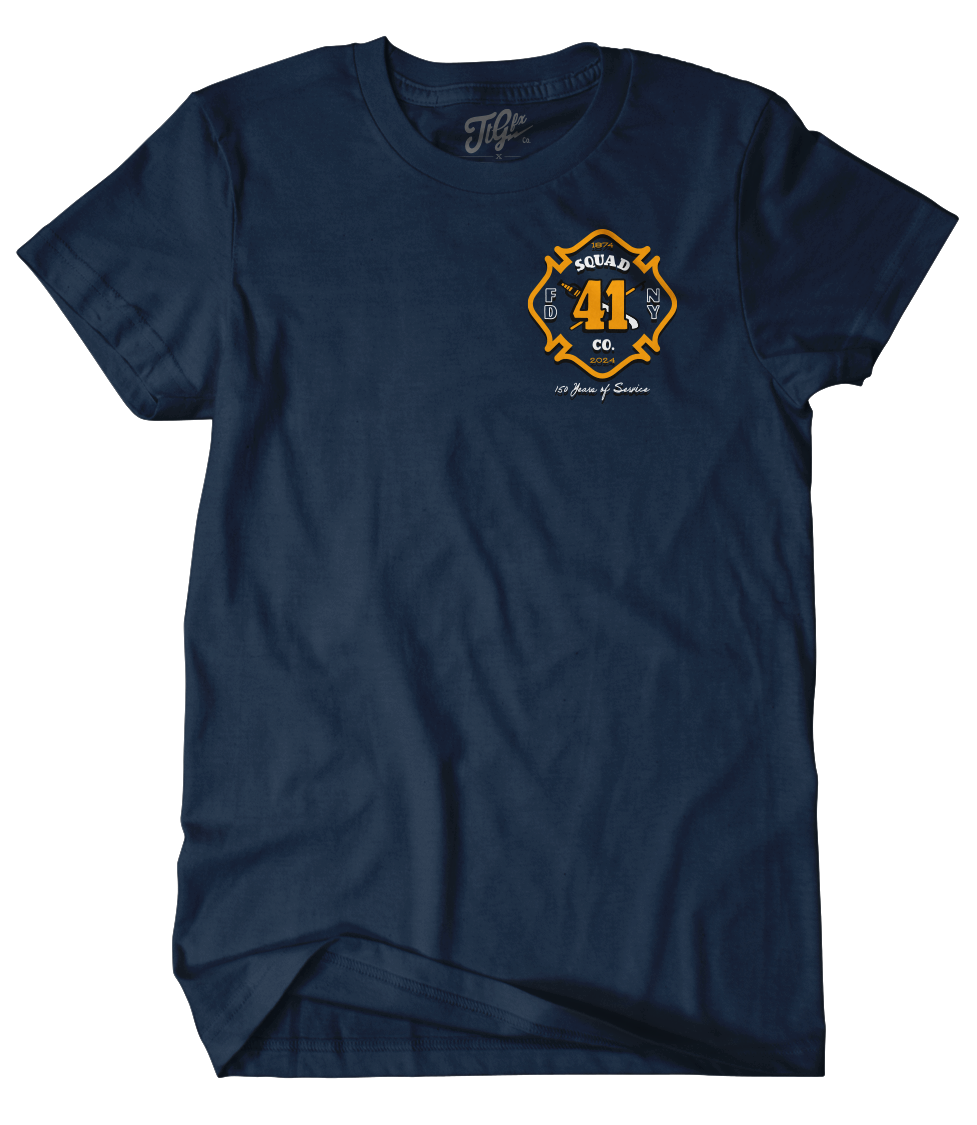 FDNY® Squad Co. 41 150th Anniversary Tee – TenThreeGraphics.com FDNY® Squad Co. 41 150th Anniversary Tee – TenThreeGraphics.com