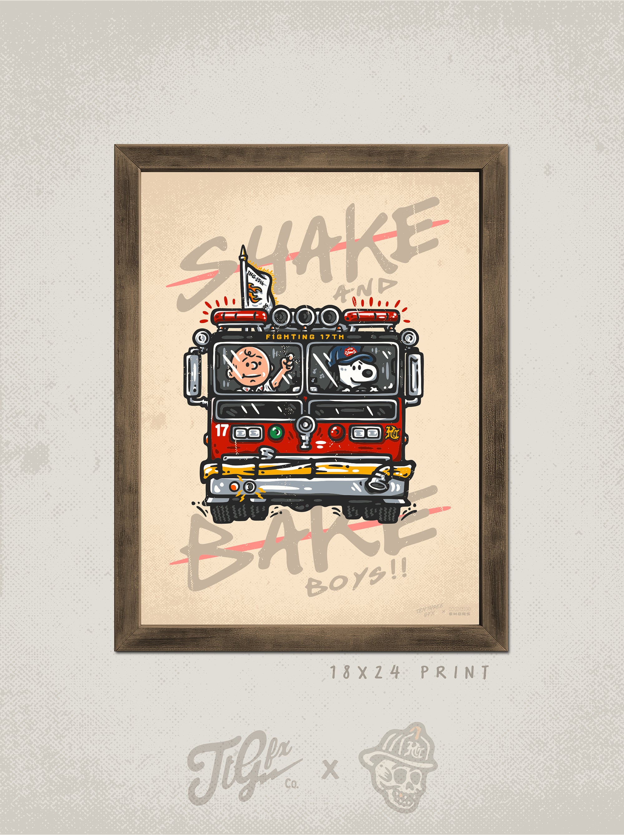 Shake & Bake Print