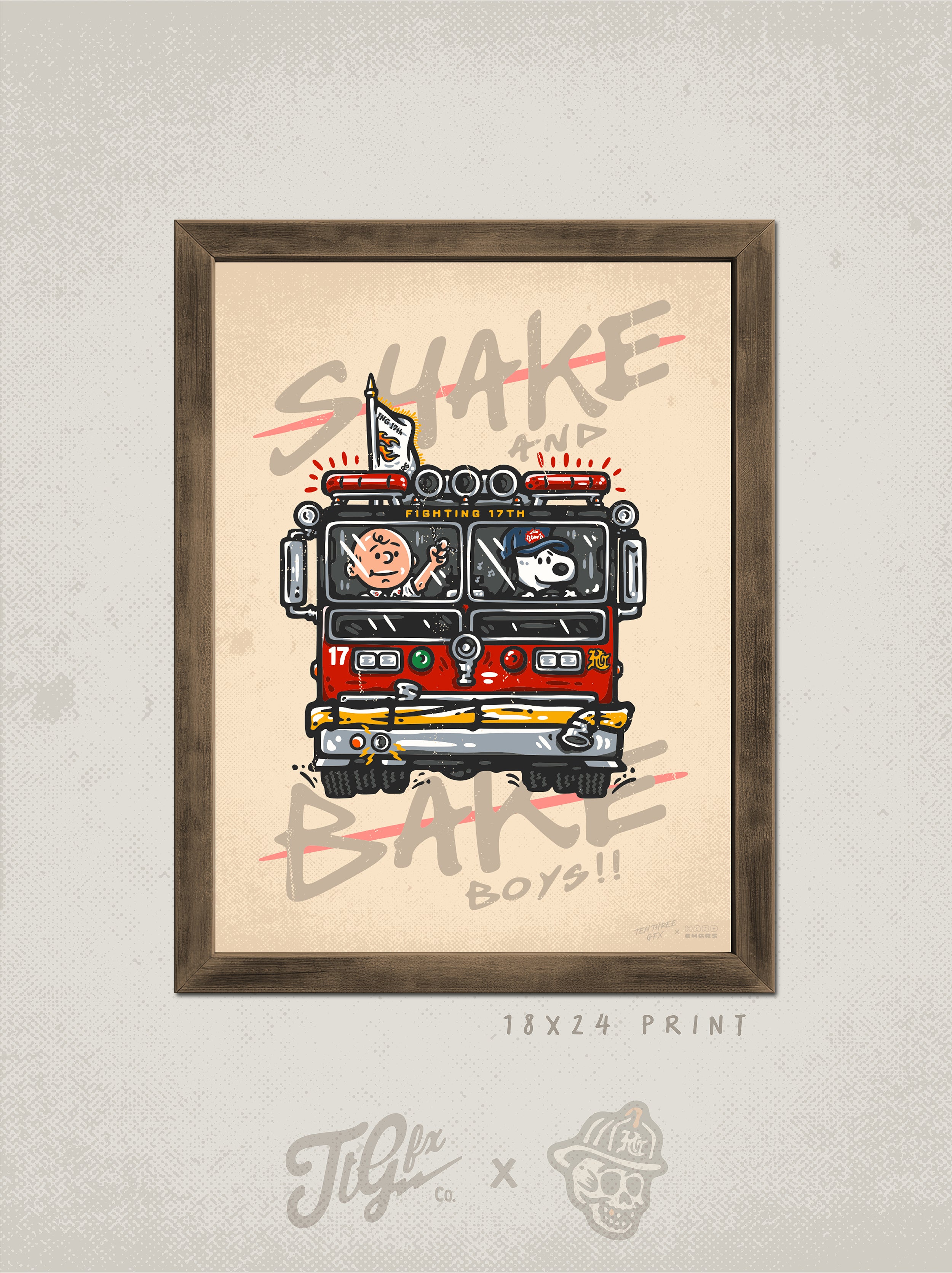 Shake & Bake Print