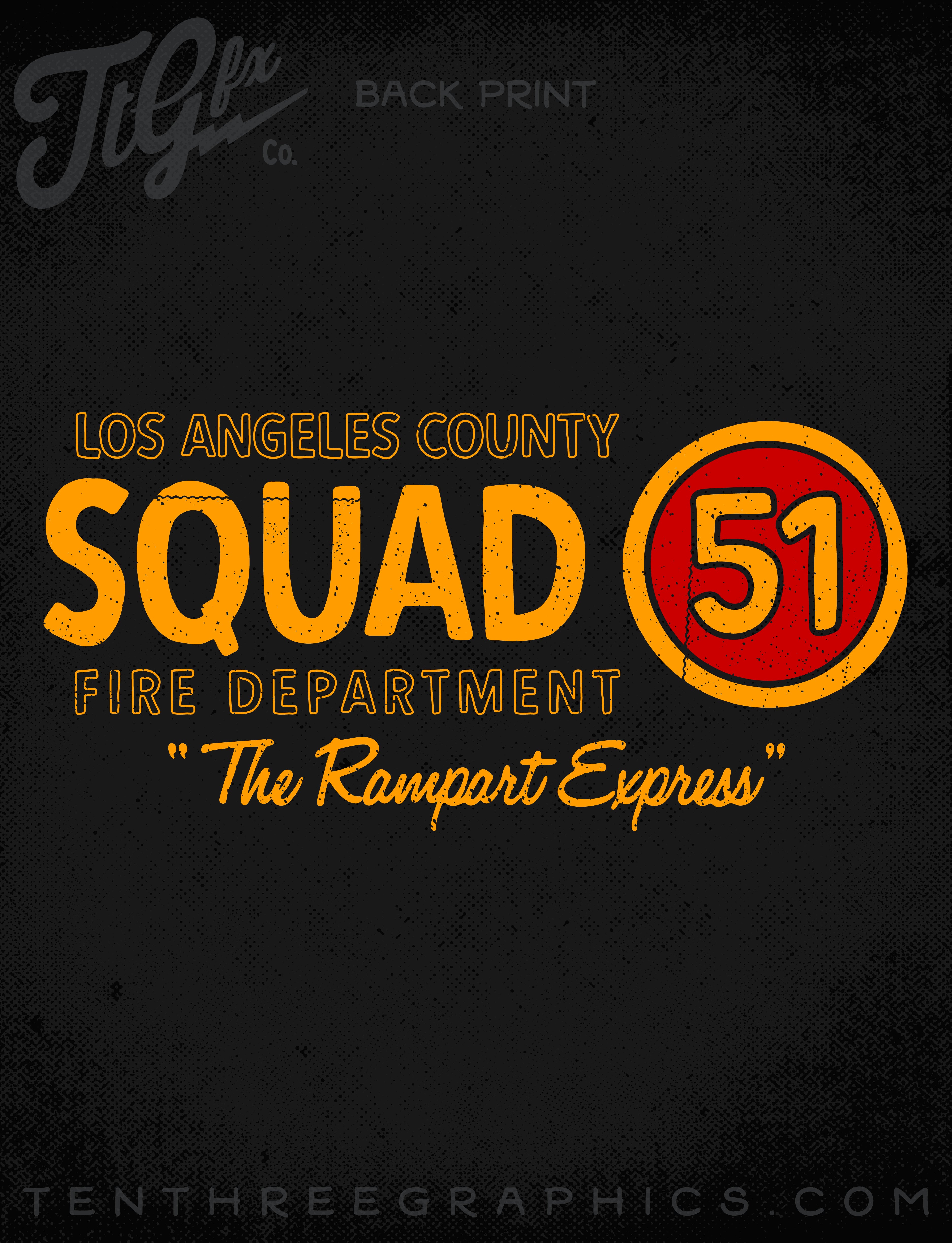 LA Co. Squad Co. 51 House Tee