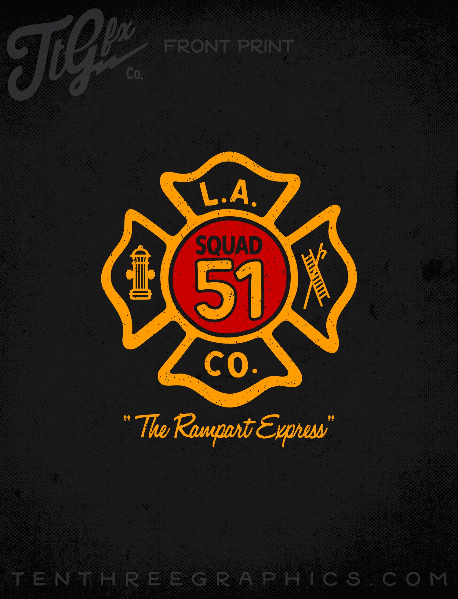 LA Co. Squad Co. 51 House Tee