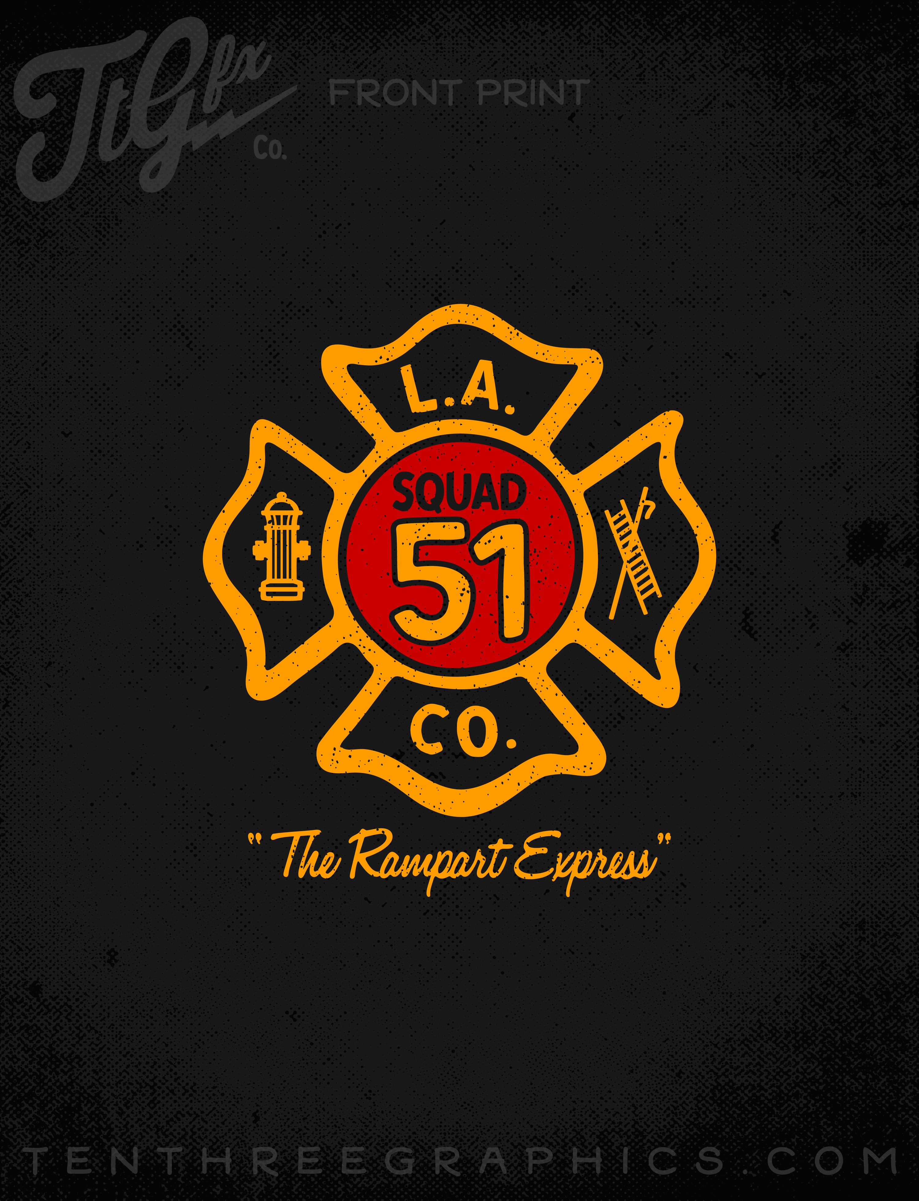 LA Co. Squad Co. 51 House Tee