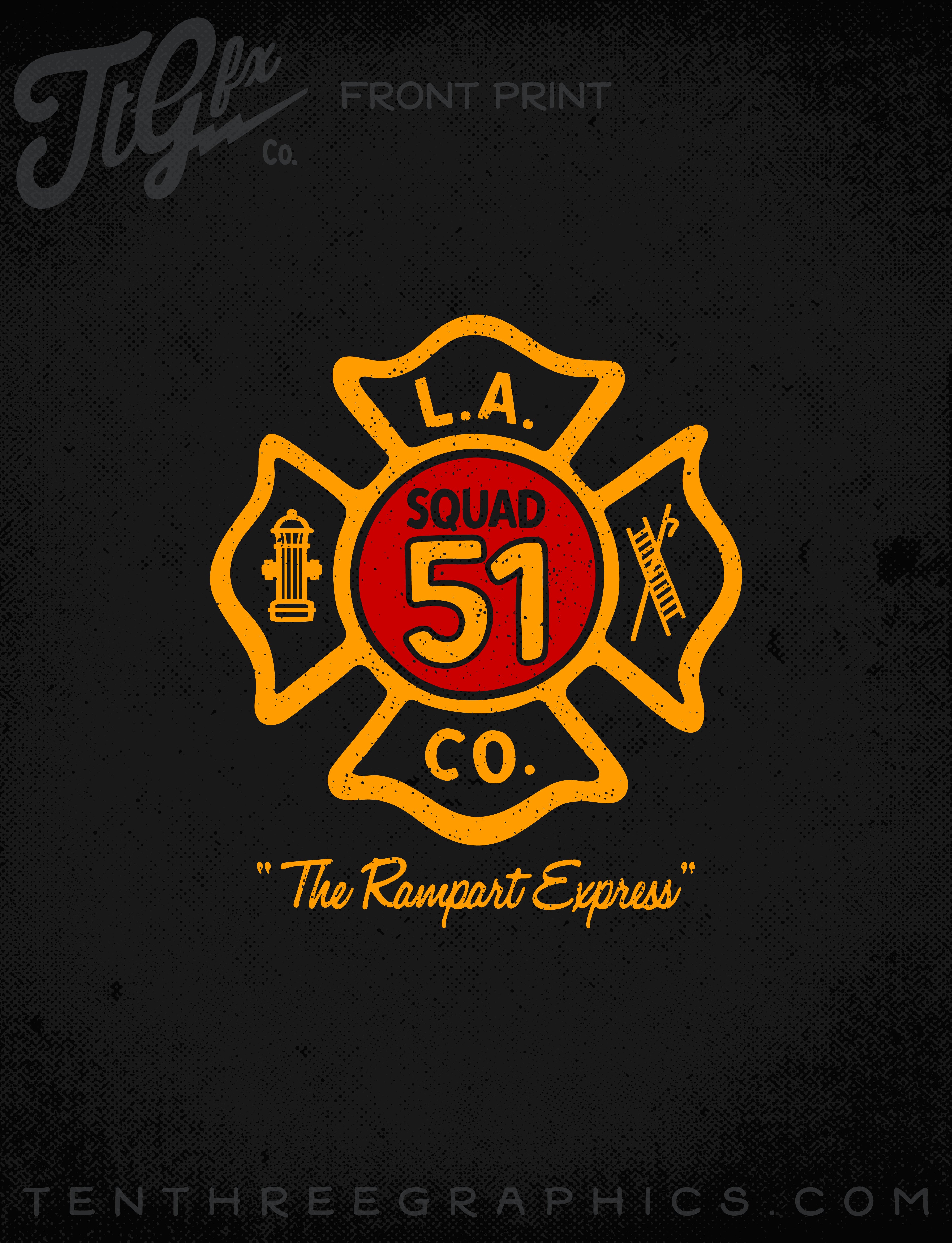 LA Co. Squad Co. 51 House Tee