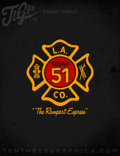 LA Co. Squad Co. 51 House Tee