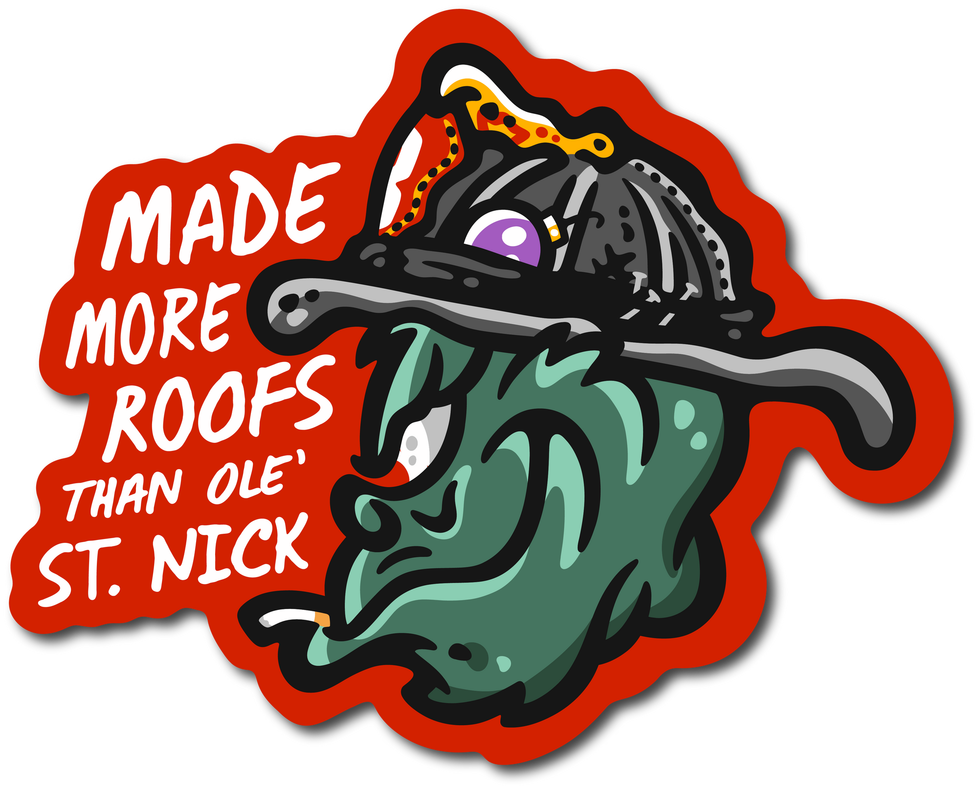 St Nick Roofing Decal (Dec. '24)