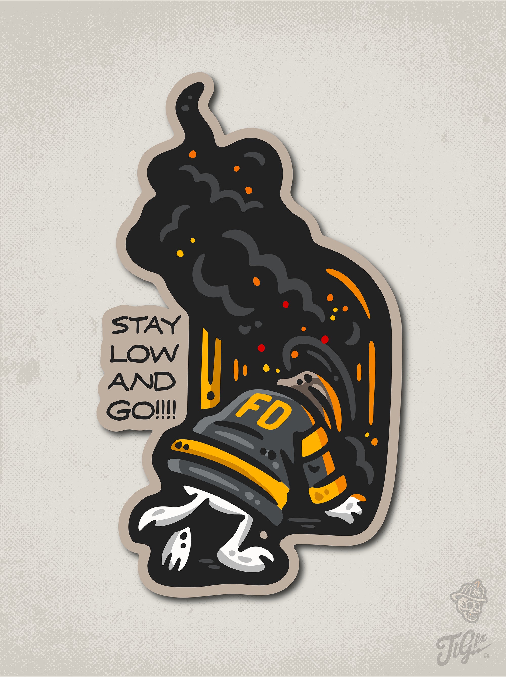 Stay Low And Go Decal