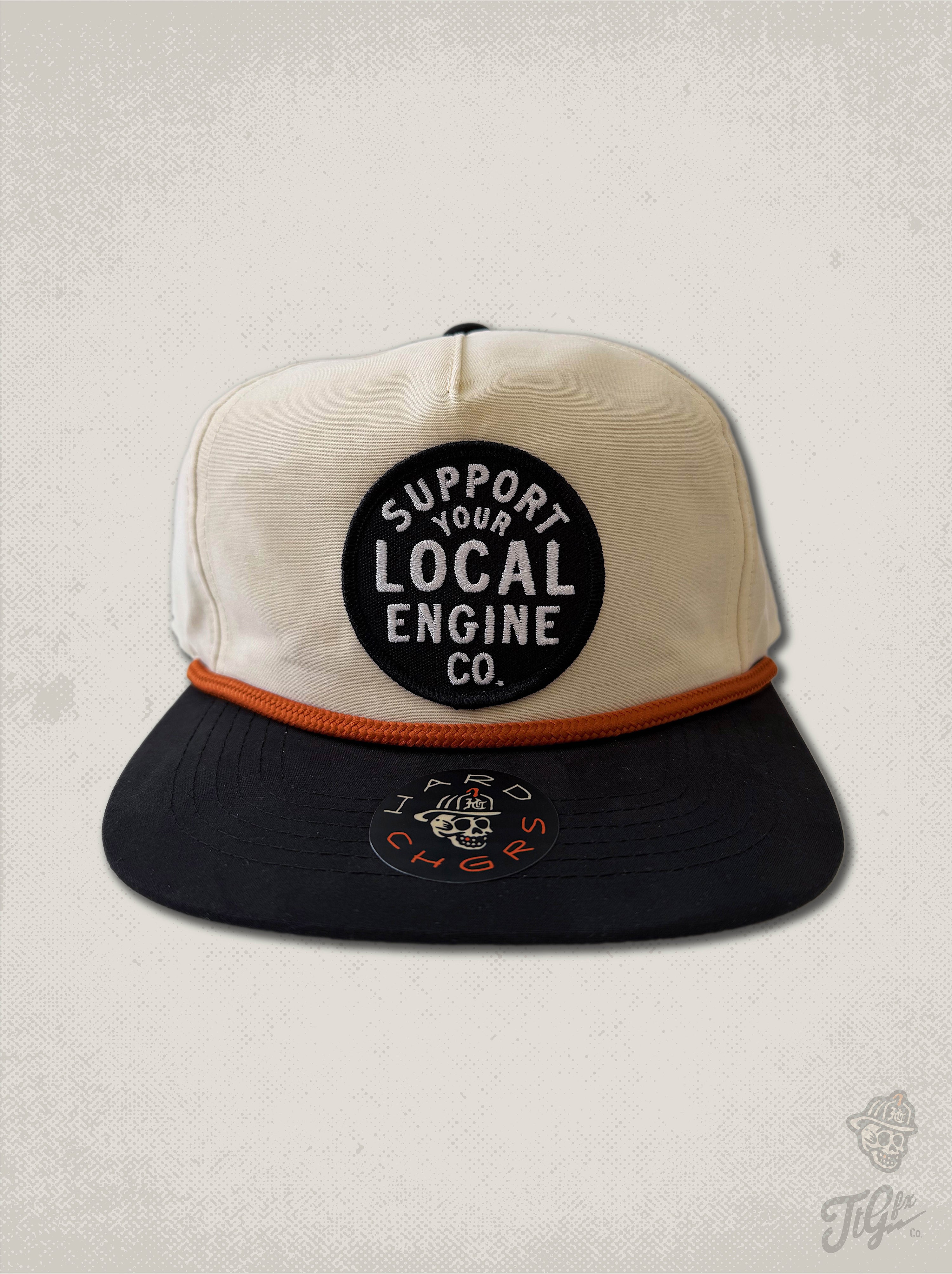 Support Your Local Engine Co. Rope Snapback