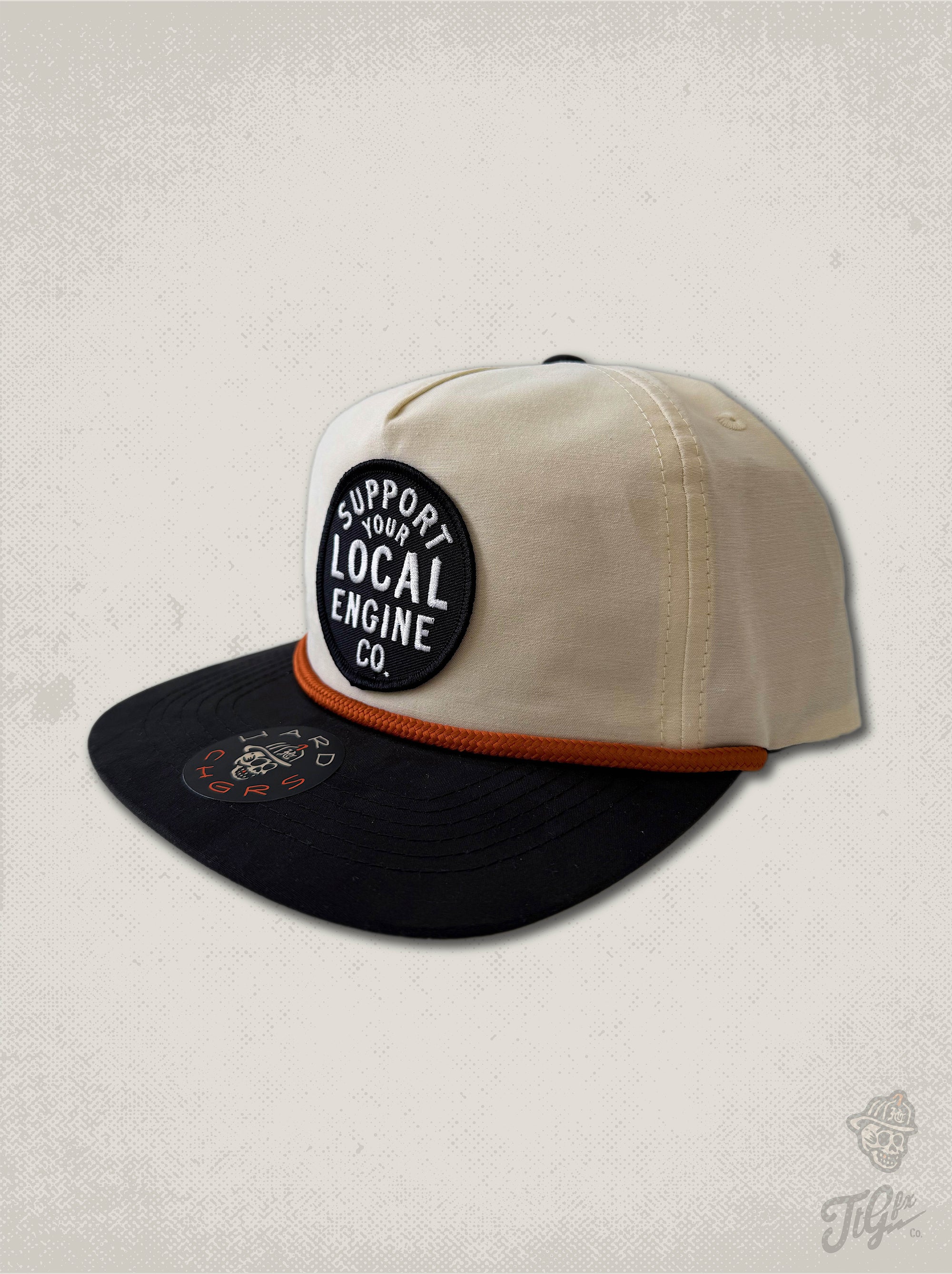 Support Your Local Engine Co. Rope Snapback