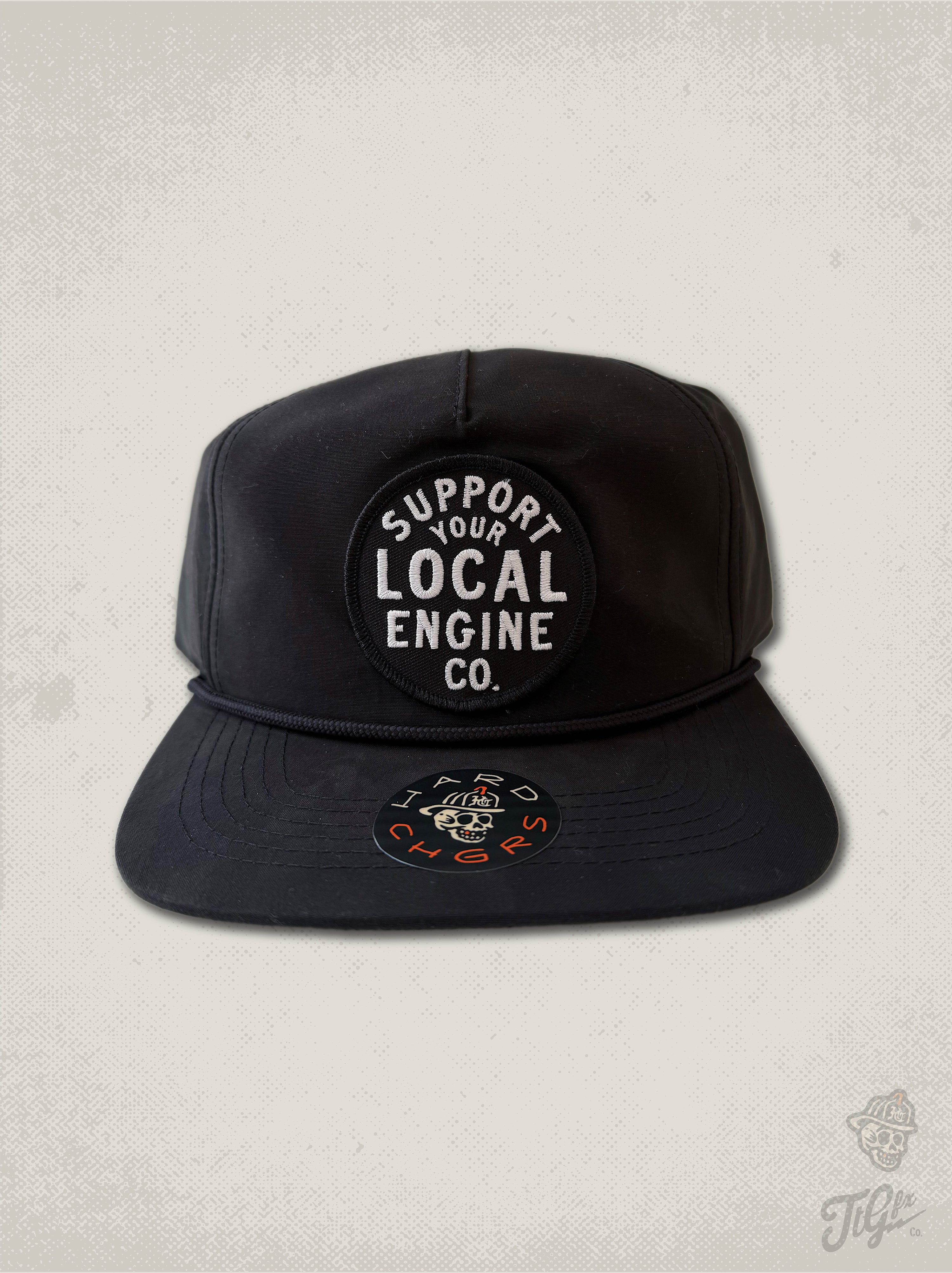 Support Your Local Engine Co. Rope Snapback