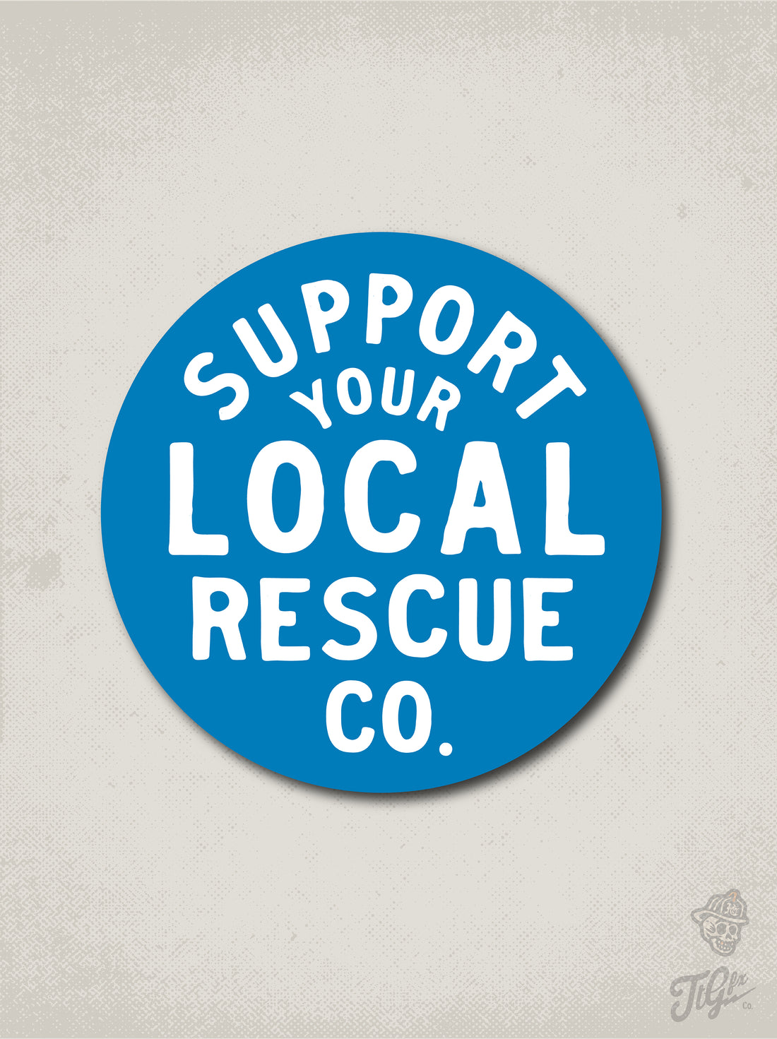 Support Your Local Rescue Co. Decal