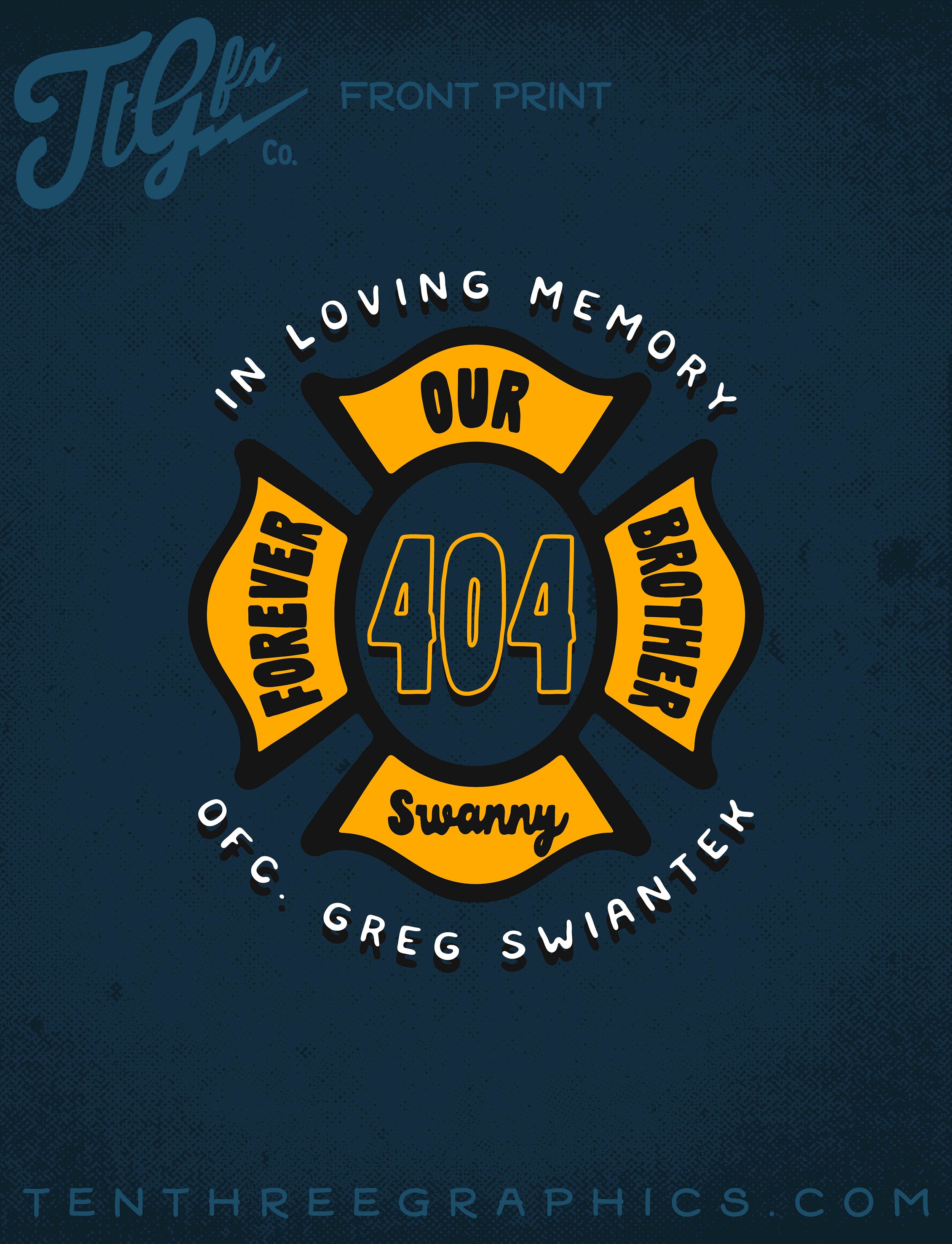 Yale PD Swanny Memorial Tee